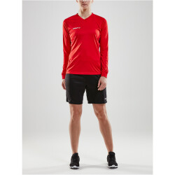 CRAFT Squad Solid langarm Trikot Damen 1430 - bright red XS