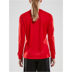 CRAFT Squad Solid langarm Trikot Damen 1430 - bright red L