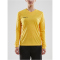 CRAFT Squad Go Solid langarm Trikot Damen 1552 - sweden yellow XS