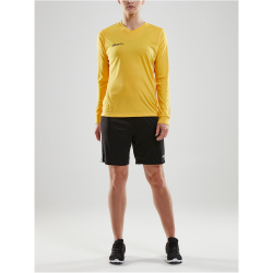 CRAFT Squad Solid langarm Trikot Damen 1552 - sweden yellow M