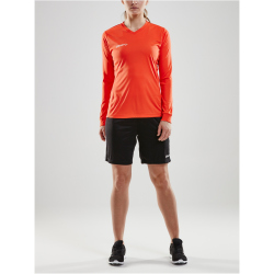 CRAFT Squad Go Solid langarm Trikot Damen 1570 - cocktail XS