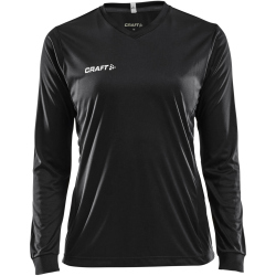 CRAFT Squad Go Solid langarm Trikot Damen 9999 - black M