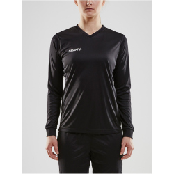 CRAFT Squad Go Solid langarm Trikot Damen 9999 - black M