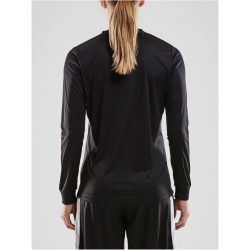 CRAFT Squad Go Solid langarm Trikot Damen 9999 - black M