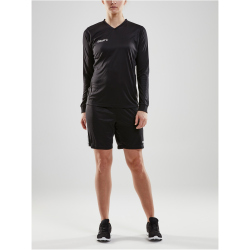 CRAFT Squad Go Solid langarm Trikot Damen 9999 - black M