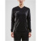 CRAFT Squad Solid langarm Trikot Damen 9999 - black XXL