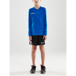 CRAFT Squad Solid langarm Trikot Kinder 1345 - royal blue 134/140