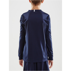 CRAFT Squad Solid langarm Trikot Kinder 1390 - navy 134/140