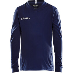 CRAFT Squad Solid langarm Trikot Kinder 1390 - navy 158/164