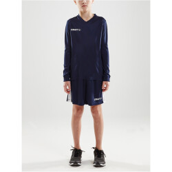 CRAFT Squad Solid langarm Trikot Kinder 1390 - navy 158/164