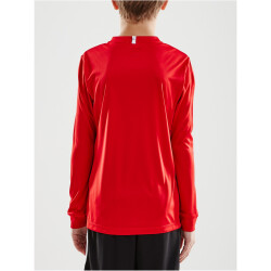 CRAFT Squad Solid langarm Trikot Kinder 1430 - bright red 158/164
