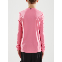 CRAFT Squad Solid langarm Trikot Kinder 1471 - pop 134/140