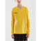 CRAFT Squad Go Solid langarm Trikot Kinder 1552 - sweden yellow 122/128