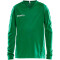 CRAFT Squad Solid langarm Trikot Kinder 1651 - team green 122/128