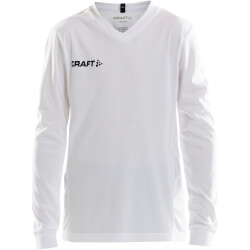 CRAFT Squad Solid langarm Trikot Kinder 1900 - white 122/128