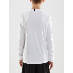 CRAFT Squad Solid langarm Trikot Kinder 1900 - white 134/140