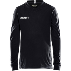 CRAFT Squad Go Solid langarm Trikot Kinder 9999 - black...
