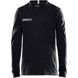 CRAFT Squad Solid langarm Trikot Kinder 9999 - black 122/128