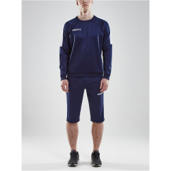 CRAFT Progress Round-Neck Sweatshirt Herren 390900 - navy/white S