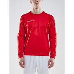 CRAFT Progress Round-Neck Sweatshirt Herren 430900 - bright red/white XL