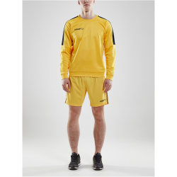 CRAFT Progress Round-Neck Sweatshirt Herren 552999 - sweden yellow/black XS