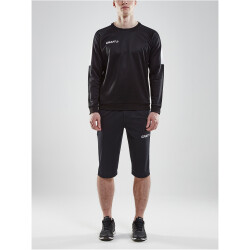 CRAFT Progress Round-Neck Sweatshirt Herren 999900 - black/white L