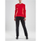 CRAFT Progress Round-Neck Sweatshirt Damen 430900 - bright red/white XS
