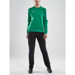 CRAFT Progress Round-Neck Sweatshirt Damen 651900 - team green/white XS