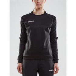 CRAFT Progress Round-Neck Sweatshirt Damen 999900 - black/white XS
