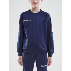CRAFT Progress Round-Neck Sweatshirt Kinder 390900 - navy/white 158/164