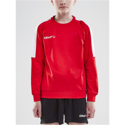 CRAFT Progress Round-Neck Sweatshirt Kinder 430900 - bright red/white 122/128