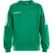 CRAFT Progress Round-Neck Sweatshirt Kinder 651900 - team green/white 134/140