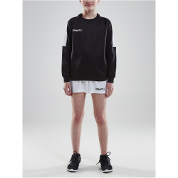CRAFT Progress Round-Neck Sweatshirt Kinder 999900 - black/white 122/128