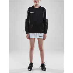 CRAFT Progress Round-Neck Sweatshirt Kinder 999900 - black/white 134/140
