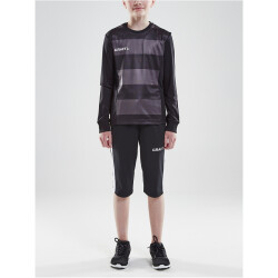 CRAFT Progress 3/4-Trainingshose Kinder 999900 - black/white 122/128