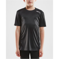 CRAFT Rush T-Shirt Kinder 999000 - black 122/128