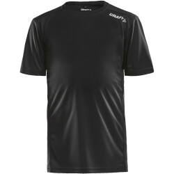 CRAFT Rush T-Shirt Kinder 999000 - black 158/164