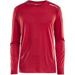 CRAFT Rush Langarmshirt Herren 430000 - bright red XS
