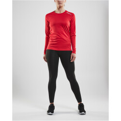 CRAFT Rush Langarmshirt Damen 430000 - bright red XS