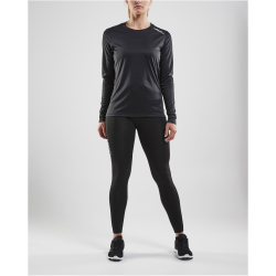 CRAFT Rush Langarmshirt Damen 999000 - black XS