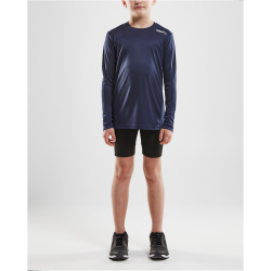 CRAFT Rush Langarmshirt Kinder 390000 - navy 110/116