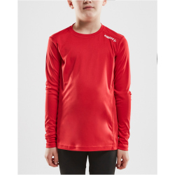 CRAFT Rush Langarmshirt Kinder 430000 - bright red 110/116