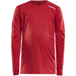CRAFT Rush Langarmshirt Kinder 430000 - bright red 158/164