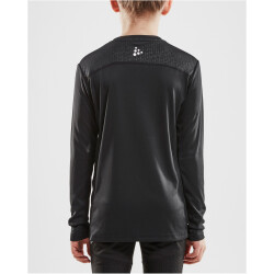 CRAFT Rush Langarmshirt Kinder 999000 - black 110/116