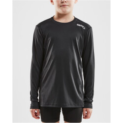 CRAFT Rush Langarmshirt Kinder 999000 - black 110/116