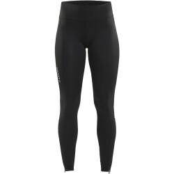 CRAFT Rush Zip Leggings Damen 999999 - black/black XS