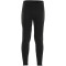 CRAFT Rush Zip Leggings Kinder 999999 - black/black 122/128