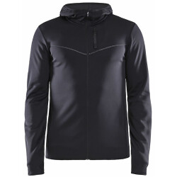 CRAFT Eaze Kapuzen-Trainingsjacke Herren 999000 - black S