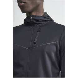 CRAFT Eaze Kapuzen-Trainingsjacke Herren 999000 - black S