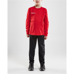 CRAFT Progress Torwart Sweatshirt Kinder 430900 - bright red/white 122/128